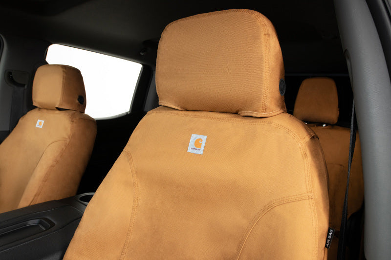 Covercraft 11 Jeep Wrangler Carhartt SeatSaver Custom Front Row Seat Covers - Brown - SSC2441CABN