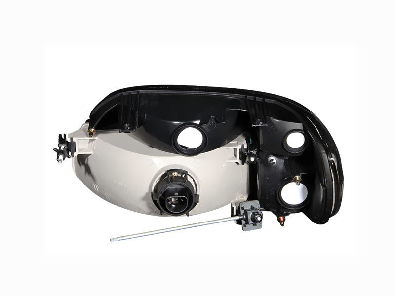 ANZO Crystal Headlights w/ Corner Lights, Chrome - 1995-2001 Ford Explorer - ANZO part 111040 view 2