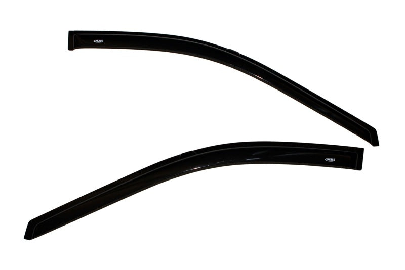 AVS Ventvisor Outside Mount Window Deflectors 2pc for 2014-2018 Chevy Silverado 1500 Standard Cab - Smoke - view 3