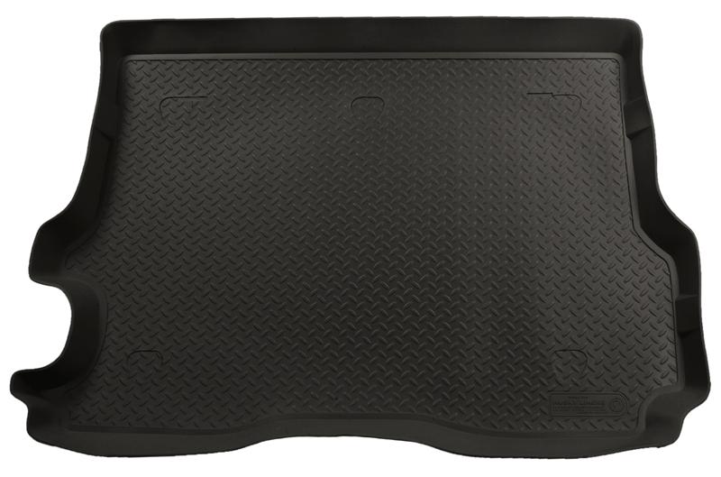 Husky Liners Classic Style Cargo Liners - Chevy, GMC, Buick & Cadillac - 02-06 GM Trailblazer/Bravada/Envoy/05-08 Saab 9-7X Classic Style Black Rear Cargo Liner (part 22001)