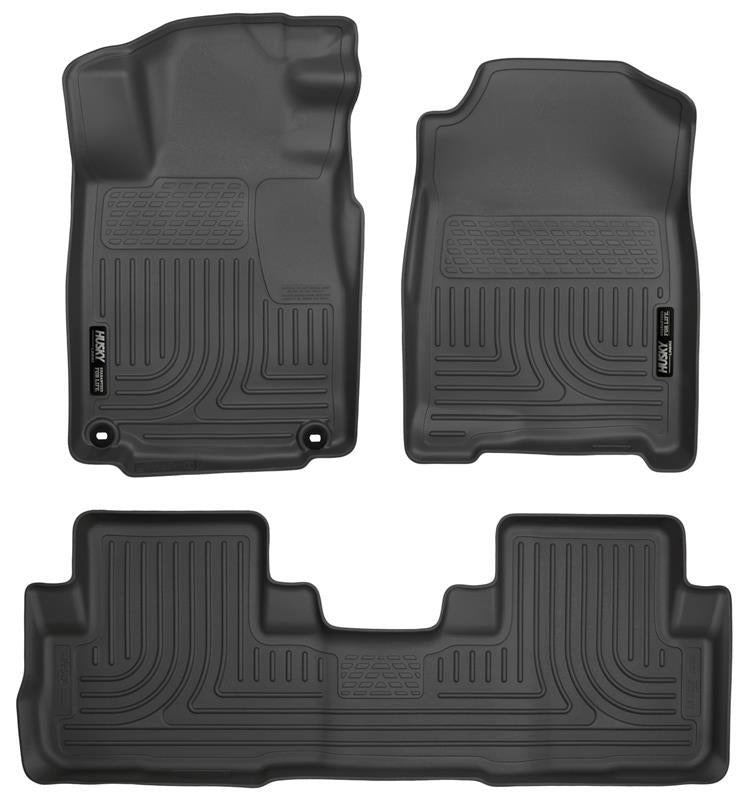 Husky Liners WeatherBeater Floor Liners - Honda & Acura - 2016 Honda CR-V WeatherBeater Combo Black Floor Liners (part 98471)