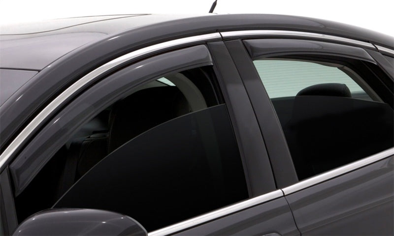 AVS Ventvisor In-Channel Front & Rear Window Deflectors 4pc for 2008-2014 Dodge Avenger - Smoke - view 5
