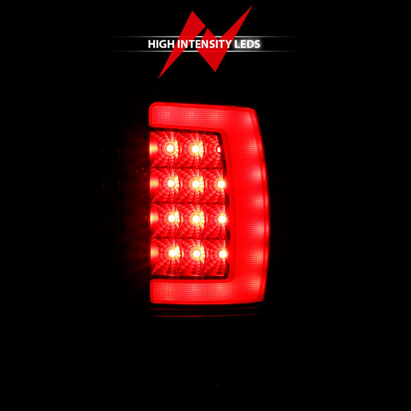 ANZO LED Plank Style Tail Lights, Black - 1994-2001 Ram 1500, 1994-2002 Ram 2500/3500 - ANZO part 311339 view 4
