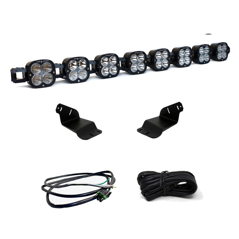 Baja Designs LED Light Kits - Ford Bronco - 2021+ Ford Bronco Roof Light Bar Kit 8 XL Linkable w/Upfitter (part 447756UP)