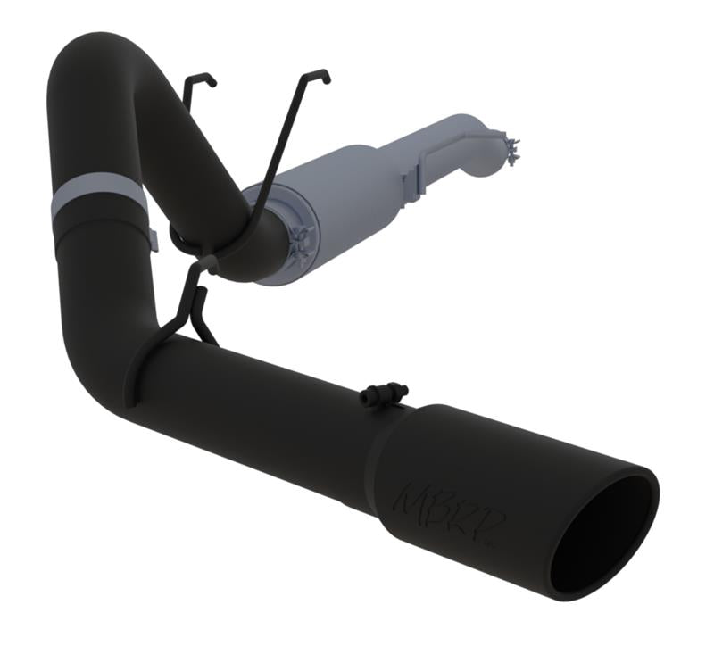 MBRP ARMOR BLK Cat-Back Exhaust - 2017+ Ford F-250/F-350 Gas 6.2L/6.8L/7.3L - MBRP part S5247BLK view 3