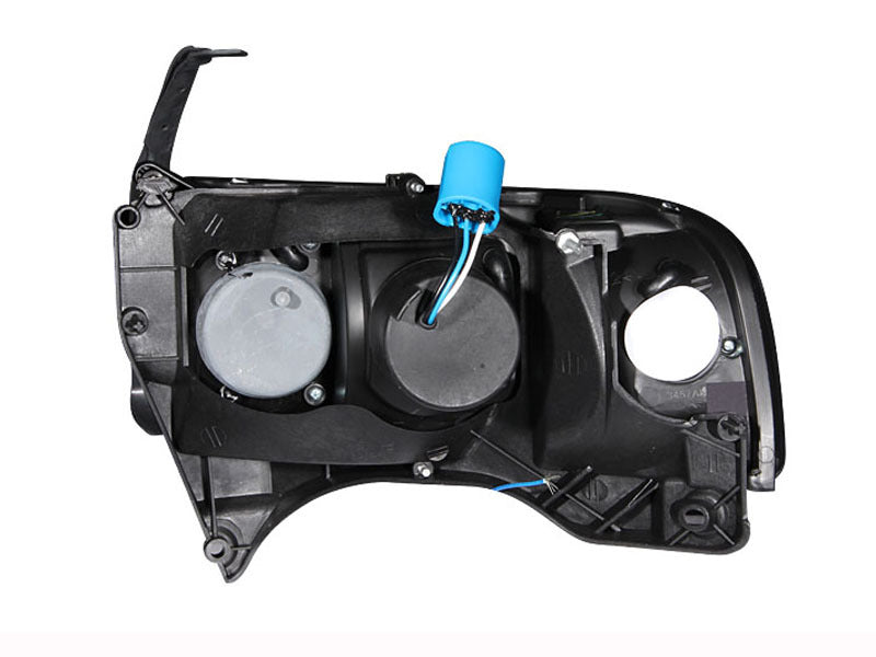 ANZO Crystal Headlights w/ LED Accent, Chrome - 1994-2001 Ram 1500, 1994-2002 Ram 2500/3500 - ANZO part 111206 view 8
