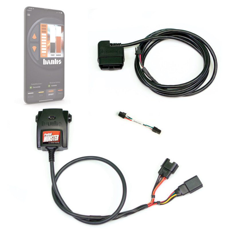 Banks Power PedalMonster Throttle Sensitivity Booster - Molex MX64 6-Way - Stand-Alone (Phone App) (part 64310)