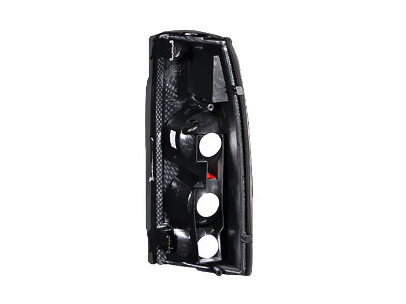 ANZO 3D Style Tail Lights, Black - 1988-1998 Chevy/GMC C/K 1500/2500, 1988-2000 Chevy/GMC C/K 3500, 1992-1999 Chevy Suburban, 1992-1994 Chevy Blazer, 1995-1999 Chevy Tahoe, 1992-1999 GMC Yukon - ANZO part 211019 view 2