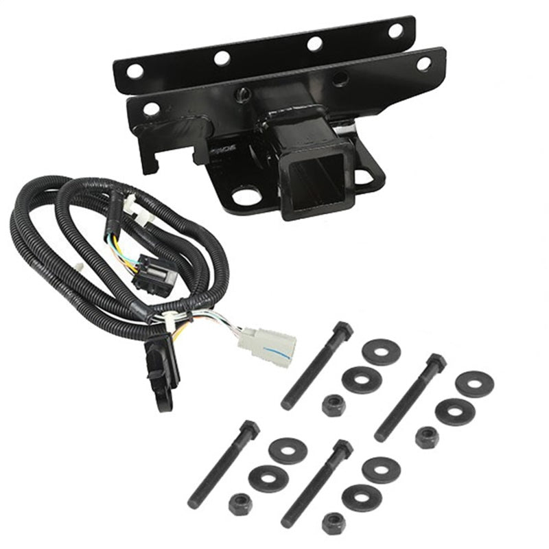 Rugged Ridge Receiver Hitch Kit with Wiring Harness for 2007-2018 Jeep Wrangler JK