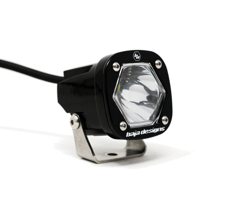 Baja Designs S1 LED Lights - S1 Spot LED Light w/ Mounting Bracket Single (part 380001)