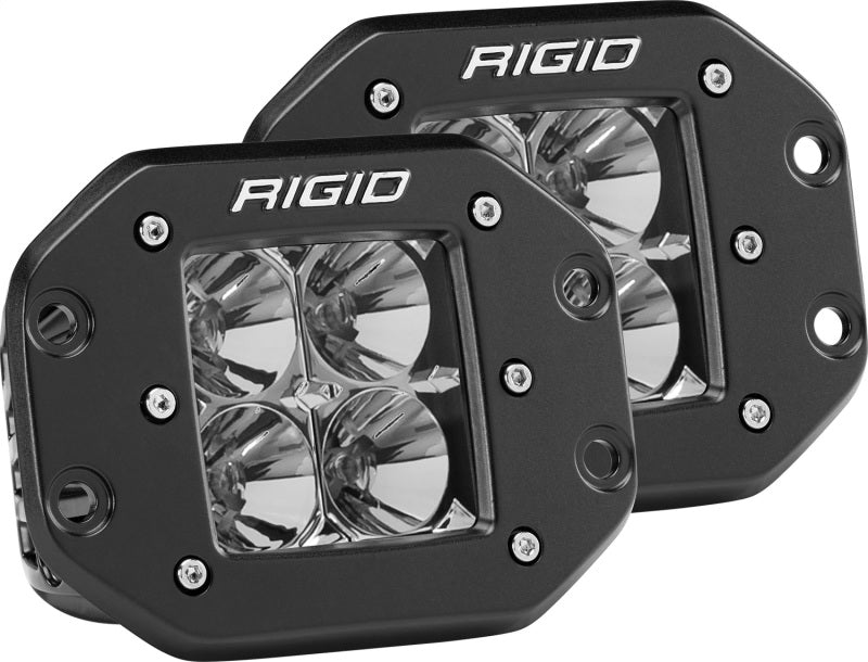 Rigid Industries D-Series PRO - Flood - Flush Mount (Pair) (part 212113)