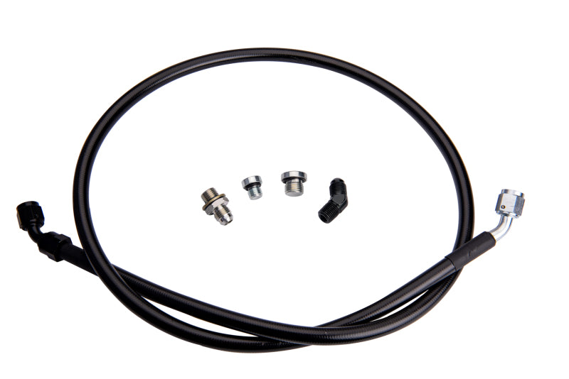Fleece Performance Remote Turbo Oil Feed Line Kit (1/4 NPT Turbo Inlet) - 2001-2016 Chevy/GMC 2500HD/3500 6.6L Duramax - Fleece part FPE-DTFL-S3S4-0116
