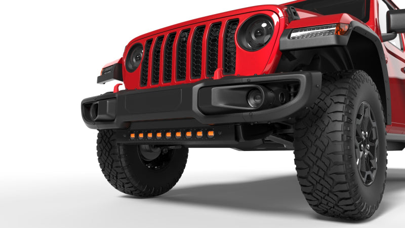 ORACLE Lighting 18-22 Jeep Wrangler JL Skid Plate w/ Integr LED Emitters - Amber - 5883-005 - view 8
