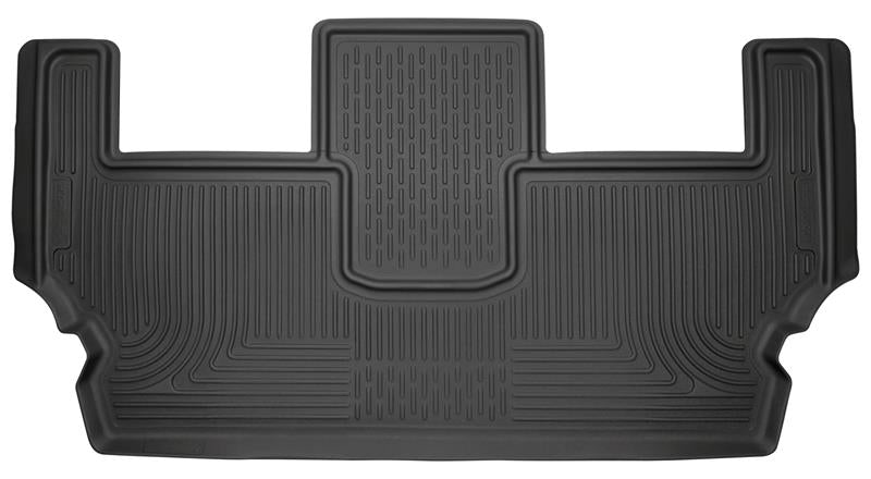 Husky Liners WeatherBeater Floor Liners - Jeep, Dodge, Ram & Chrysler - 2017 Chrysler Pacifica (Stow and Go) 3rd Row Black Floor Liners (part 14021)