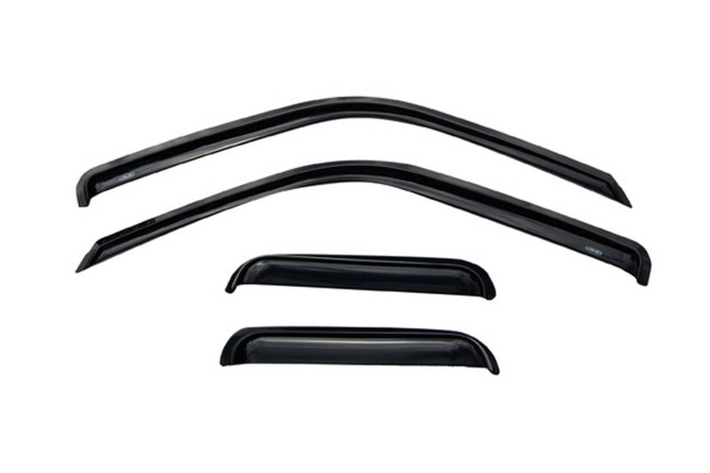 AVS Ventvisor Outside Mount Window Deflectors 4pc for 1988-1999 Chevy CK Ext. Cab - Smoke - view 4