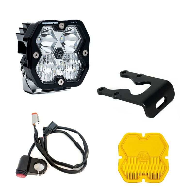 Baja Designs LED Light Kits - Motorcycle & Dual Sport - 18-24 Sur-Ron Light Bee X Squadron 2.0 Pro Headlight Kit (Driving/Combo) - Clear (part 440072)