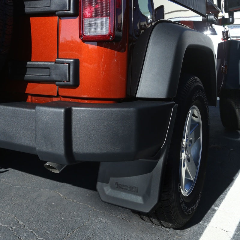 Rugged Ridge Splash Guard Kit Rear for 2007-2018 Jeep Wrangler JK - view 3