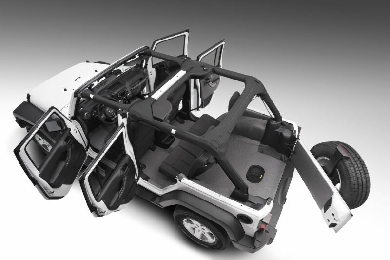 Husky Liners Guardian Impact Bed & Cargo Mats - 07-17 Jeep Wrangler JKU 4dr Guardian Impact Jeep Liner (part HBTJK07F4)