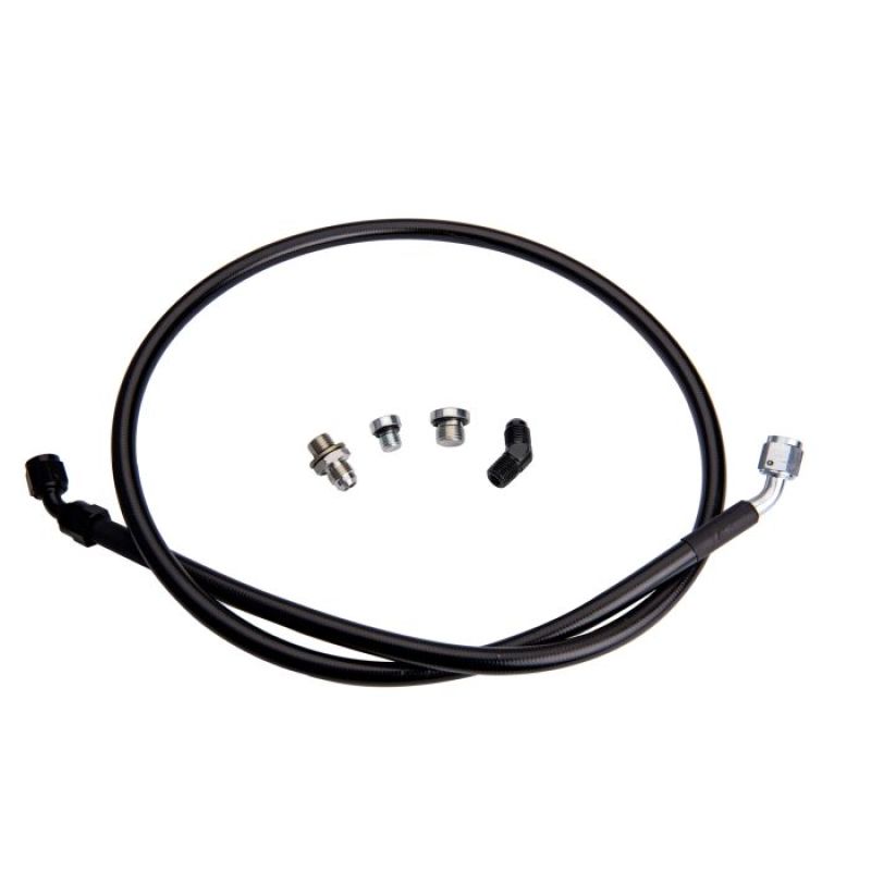 Fleece Performance Remote Turbo Oil Feed Line Kit (1/4 NPT Turbo Inlet) - 2001-2016 Chevy/GMC 2500HD/3500 6.6L Duramax - Fleece part FPE-DTFL-S3S4-0116 view 2