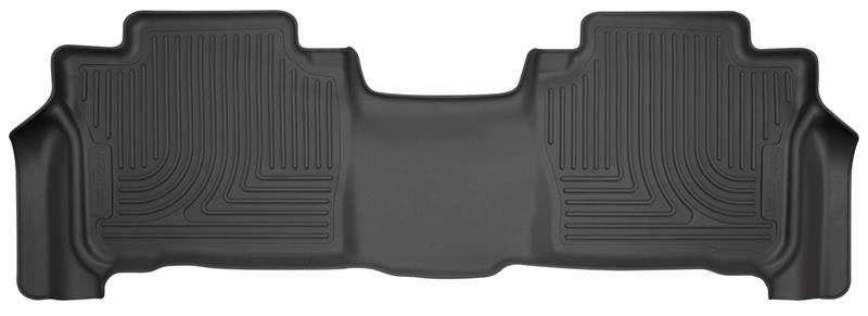 Husky Liners WeatherBeater Floor Liners - Toyota Land Cruiser & Lexus GX/LX - 13-16 Lexus LX570 / 13-16 Toyota Land Cruiser WeatherBeater 2nd Row Black Floor Liners (part 14091)