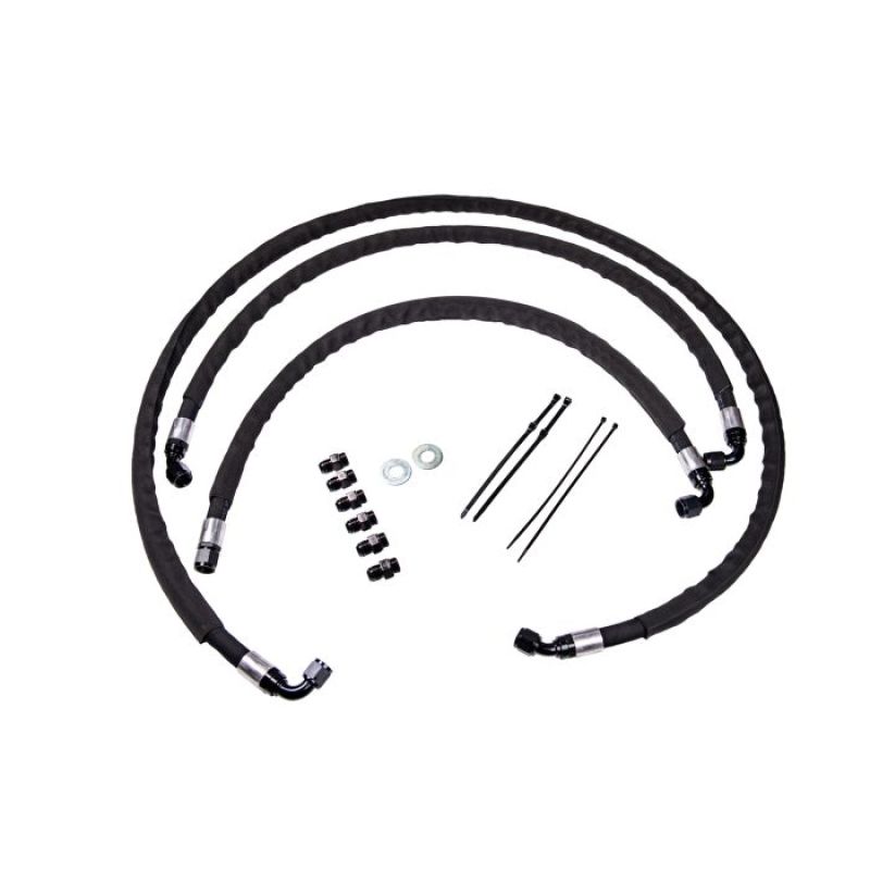 Fleece Performance Heavy Duty Transmission Cooler Lines - 2017-2019 Chevy/GMC 2500HD/3500HD 6.6L Duramax L5P - Fleece part FPE-TL-L5P-1719 view 2