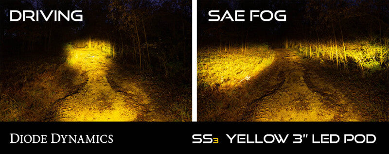 Diode Dynamics SS3 Pro ABL - Yellow SAE Fog Standard (Pair) - DD6890P - view 6