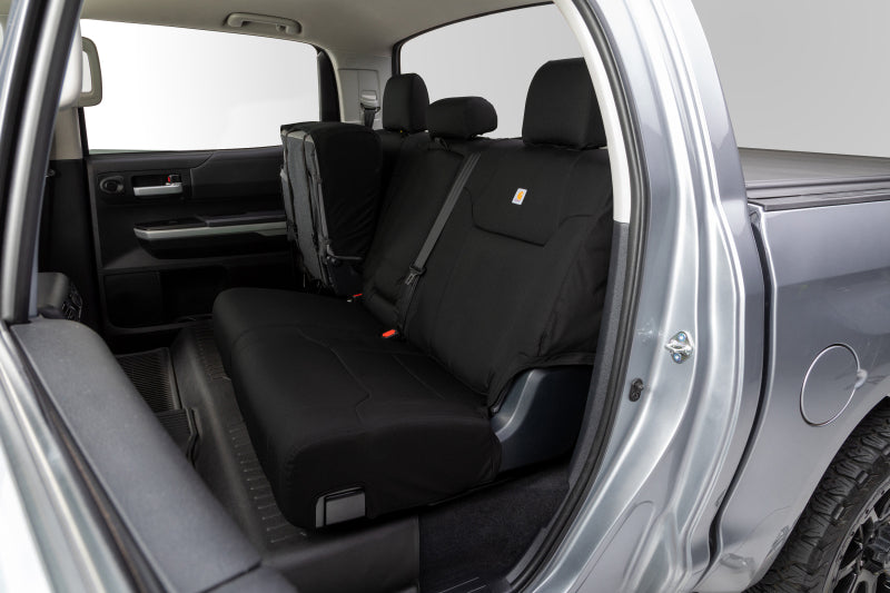 Covercraft 22-24 Toyota Tundra Carhartt Super Dux PrecisionFit Custom Front Row Seat Covers - Black - GTT4315ABCOBK - view 2