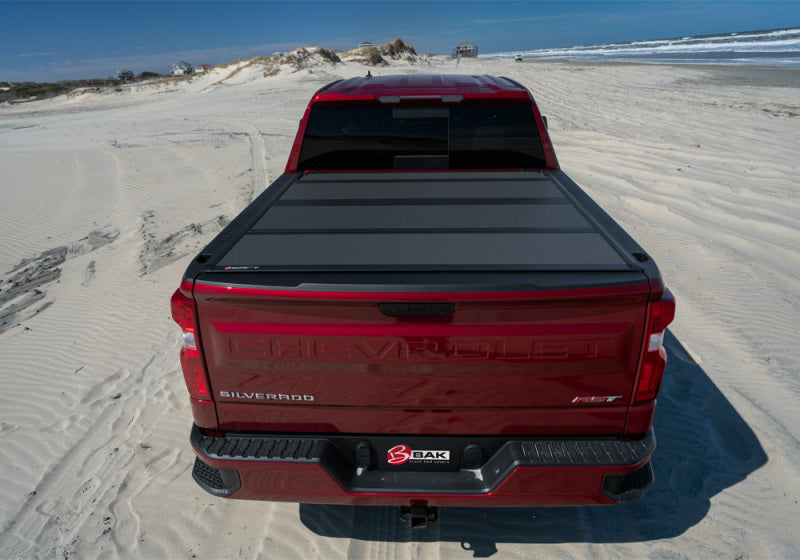 BAKFlip MX4 Hard Folding Tonneau Cover - 2019+ Silverado/Sierra 1500 5ft 9in Bed - BAK part 448130 view 7