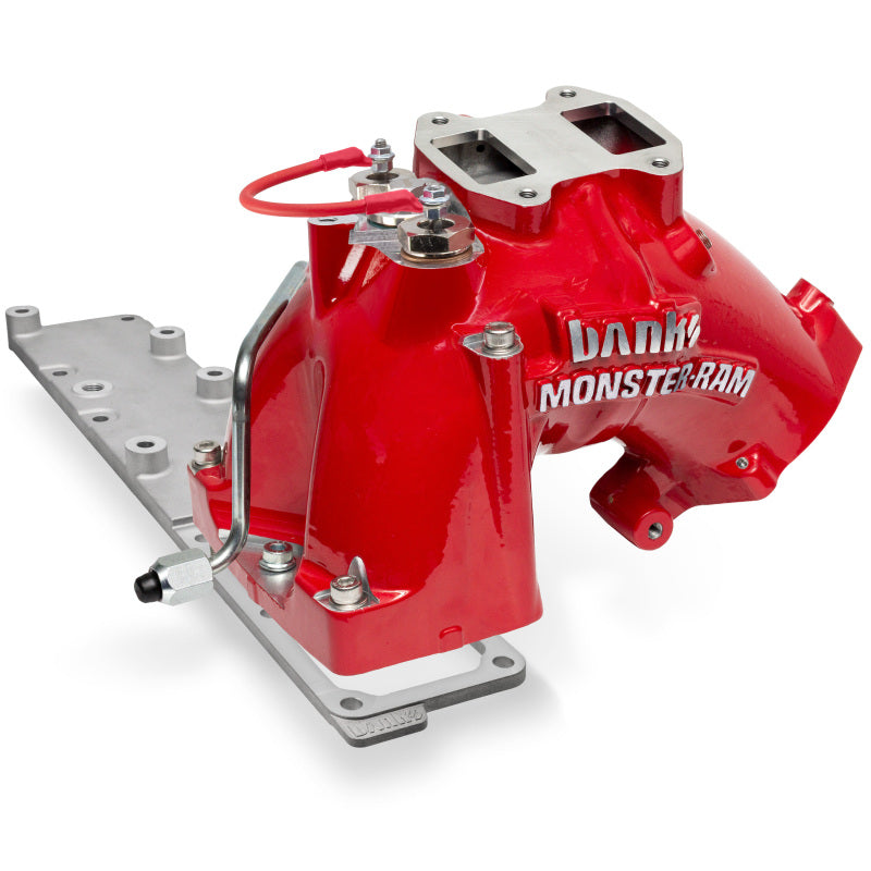 Banks Power Monster-Ram Intake Gen-2 w/ Fuel Line & Heater - 2013-2018 Ram 6.7L Cummins - Red finish (part 42798-PC)