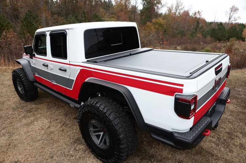 Rugged Ridge Armis Retractable Locking Bed Cover without Trail Rails for 2020-2021 Jeep Gladiator JT - view 2