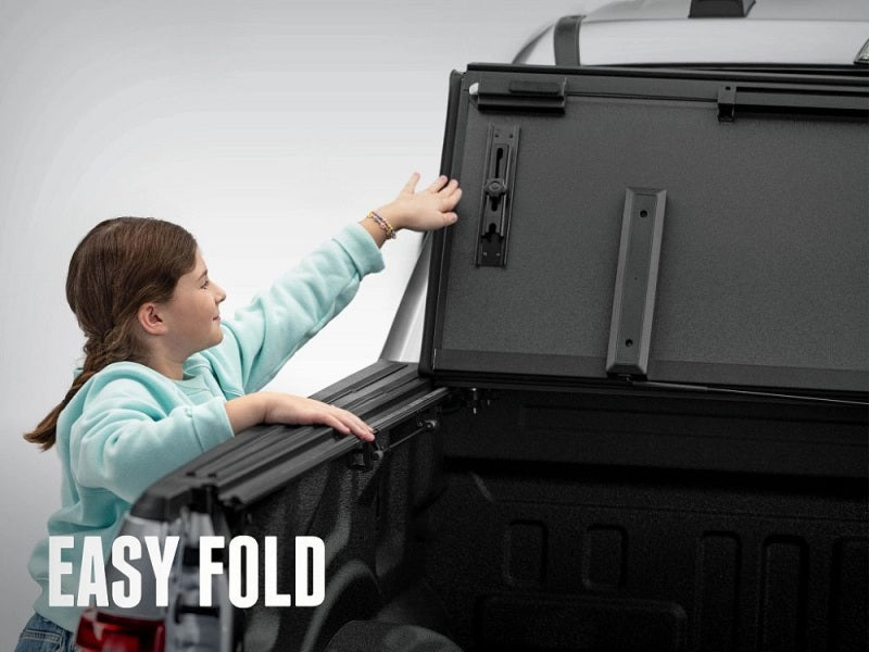 BAKFlip MX4 EZ-Lift Hard Folding Tonneau Cover - 2019+ Silverado/Sierra 1500 5ft 9in Bed - BAK part 450130 view 7