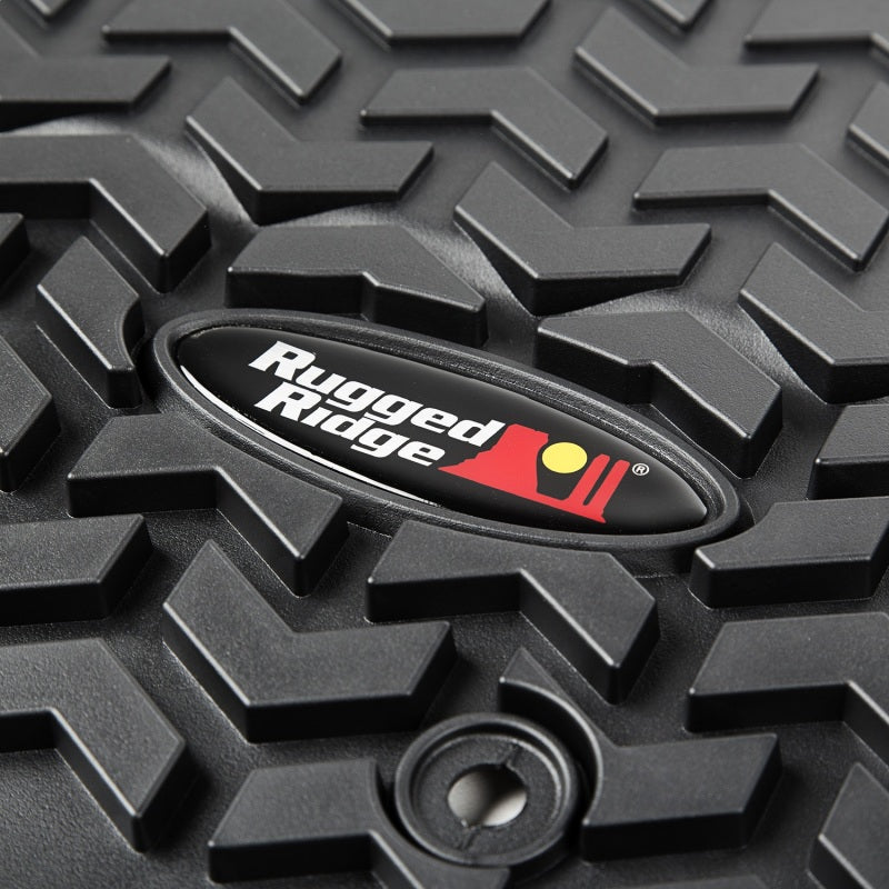 Rugged Ridge Floor Liner Front Black 4 Door for 2007-2018 Jeep Wrangler Unlimited JK (12920.03) - view 3