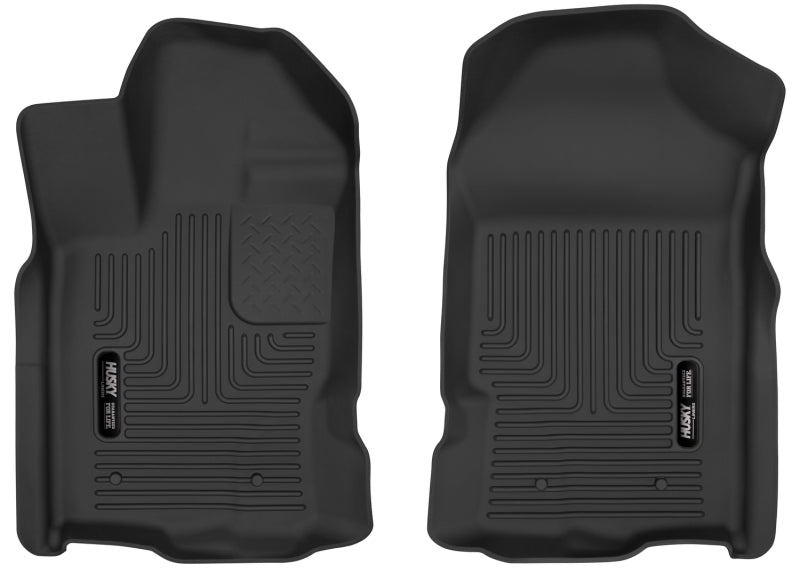 Husky Liners X-act Contour Floor Liners - Ford & Lincoln - 2019+ Ford Ranger Black Front Floor Liners (part 54701)