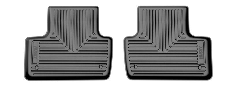 Husky Liners X-act Contour Floor Liners - BMW, Mazda, Volkswagen & Volvo - 18-25 Volvo XC60X-Act Contour Black Floor Liners (2nd Seat) (part 55121)
