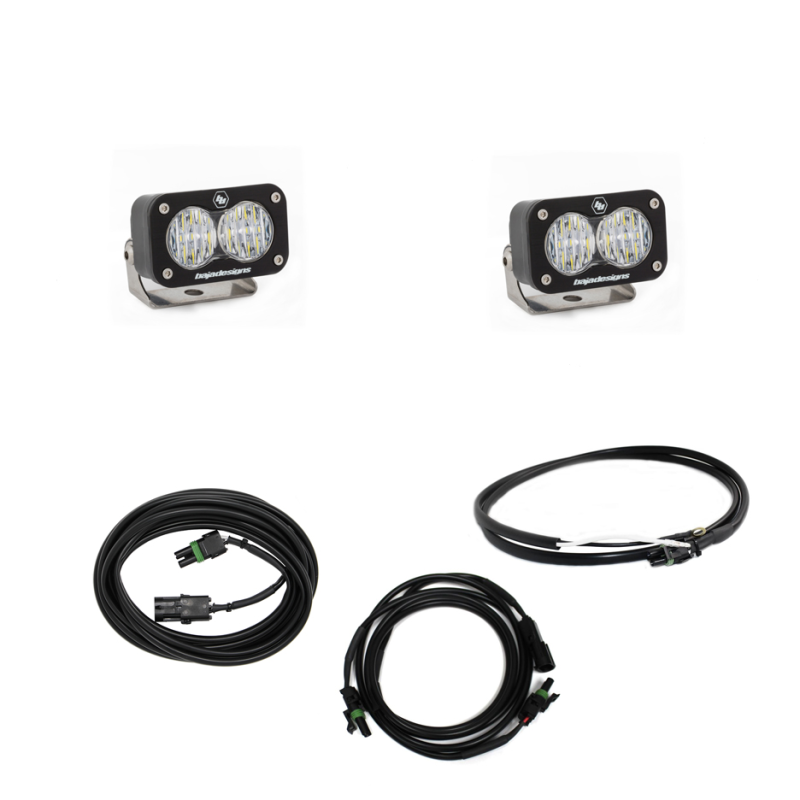 Baja Designs LED Light Kits - Jeep Wrangler & Gladiator - Jeep JL LED Light Kit Reverse Kit w/ Upfitter Dual S2 Sport w/C (part 447651UP)