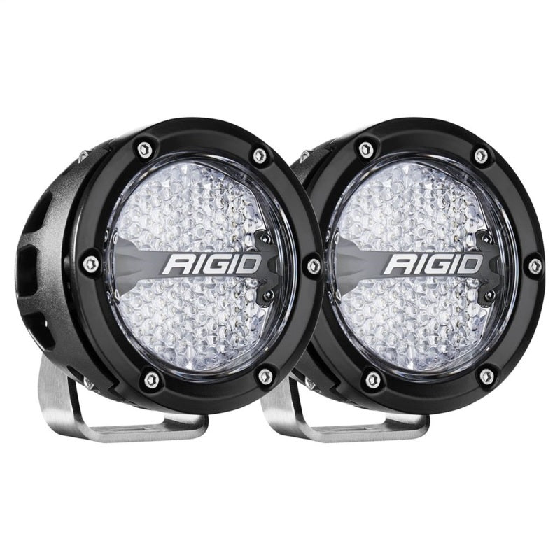 Rigid Industries 4in Diffused - RGBW Backlight (Pair) (part 36400)