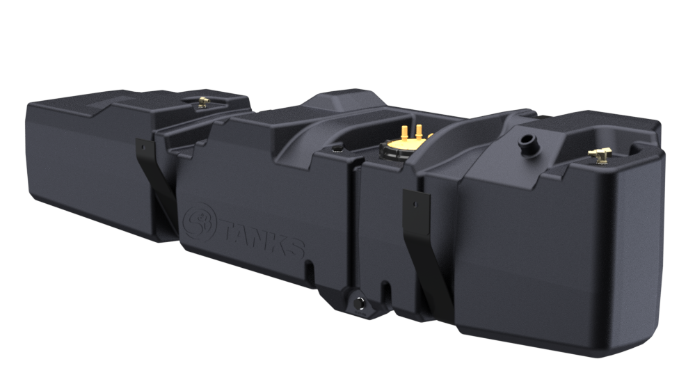 S&B 60 Gallon High-Capacity Fuel Tank for 1999-2007 Ford F250, F350 Powerstroke 7.3L, 6.0L Crew Cab Short Bed - S&B part 10-1011 view 3
