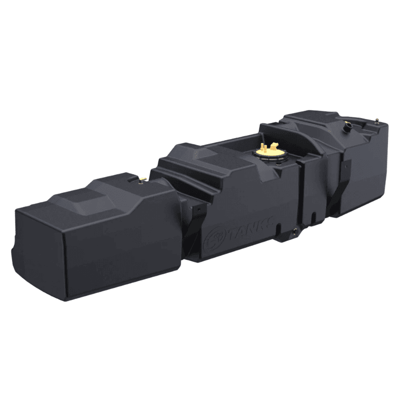 S&B 60 Gallon High-Capacity Fuel Tank for 1999-2007 Ford F250, F350 Powerstroke 7.3L, 6.0L Crew Cab Short Bed - S&B part 10-1011