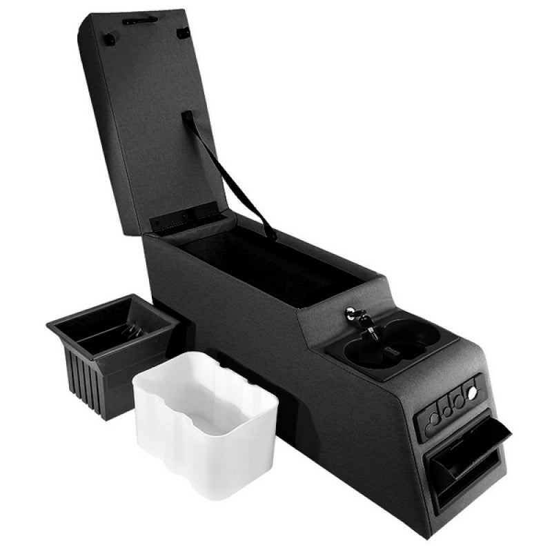 Rugged Ridge Ultimate Locking Console Black for 1976-1995 Jeep CJ/Jeep Wrangler - view 2