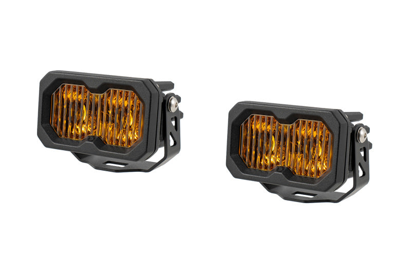 Diode Dynamics C2 2.0 Sport Yellow SAE Fog/Wide Standard ABL (pair) - DD8091P
