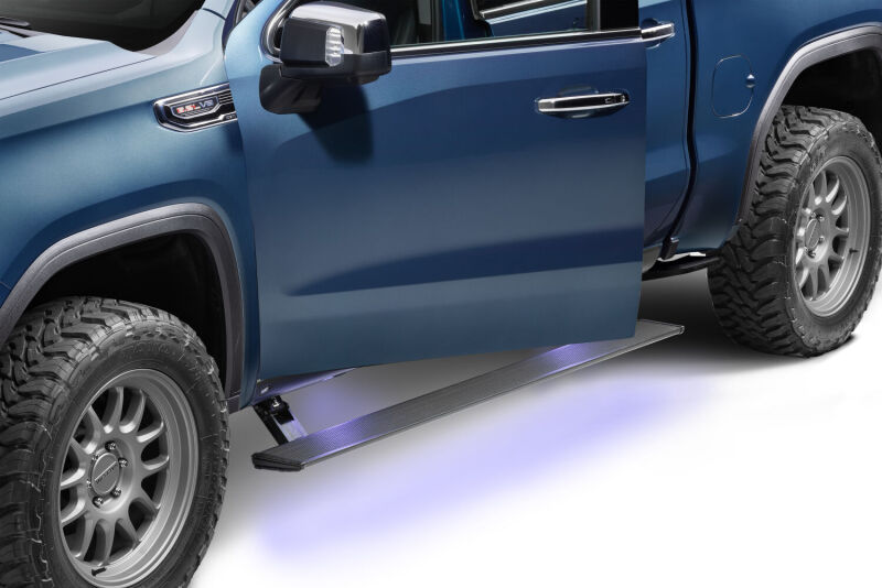 AMP Research PowerStep Running Boards - 22-23 Chevy/GMC Silverado/Sierra 1500 & 2024 2500/3500HD Double/CC PowerStep Xtreme