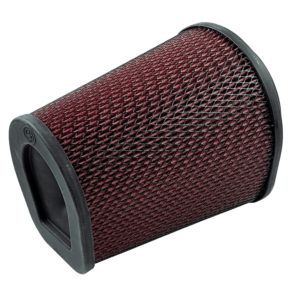 S&B Replacement Air Filter for Intake Kit 75-6000 / 75-6001 - 2011-2016 Ford Super Duty, 6.7L Powerstroke - Cotton Cleanable (KF-1070)