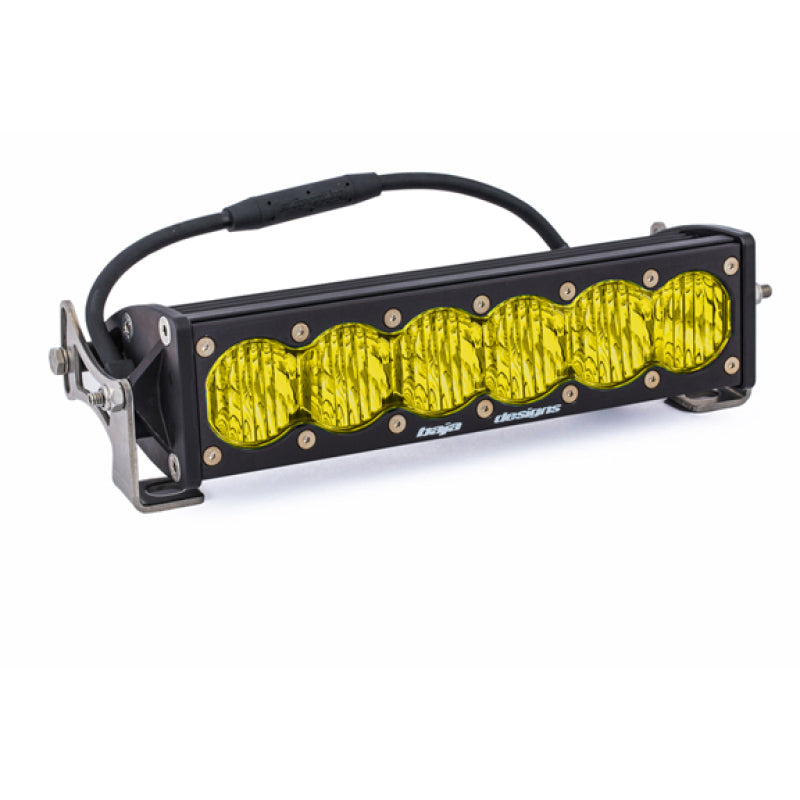 Baja Designs OnX6+ LED Light Bars - OnX6 Wide Driving 10in LED Light Bar - Amber (part 451014)