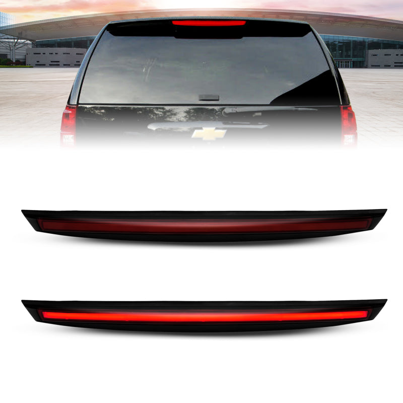 ANZO LED 3rd Brake Light w/ Spoiler, Black Housing, Smoke Lens - 2007-2014 Chevy Suburban & Tahoe, 2007-2014 GMC Yukon & Yukon XL - ANZO part 531109