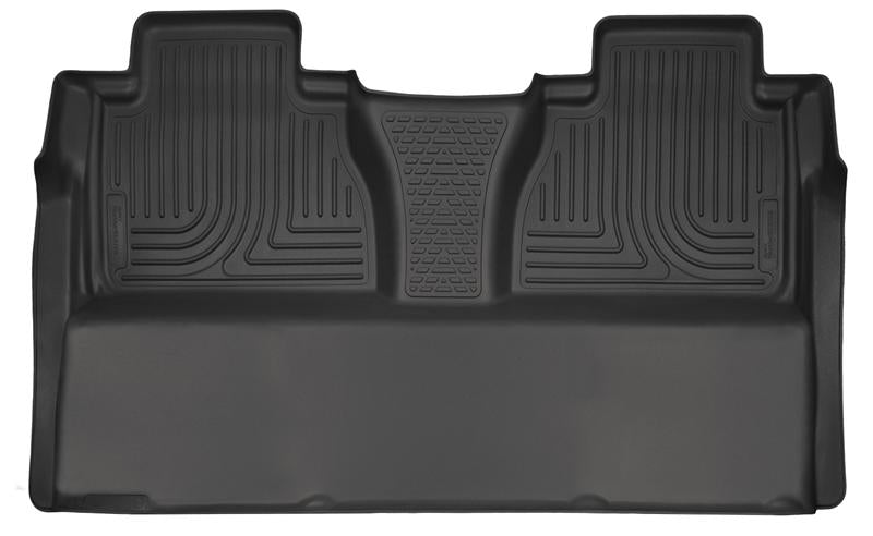 Husky Liners WeatherBeater Floor Liners - Toyota Tundra - 14-15 Toyota Tundra CrewMax Cab Pickup Weatherbeater Black 2nd Seat Floor Liners (part 19581)