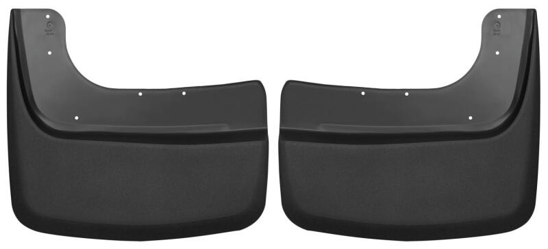 Husky Liners Custom-Molded Mud Guards - 17-22 Ford F350/450 Dually SuperDuty Custom-Molded Front Mud Guards (w/o Fender Flares)