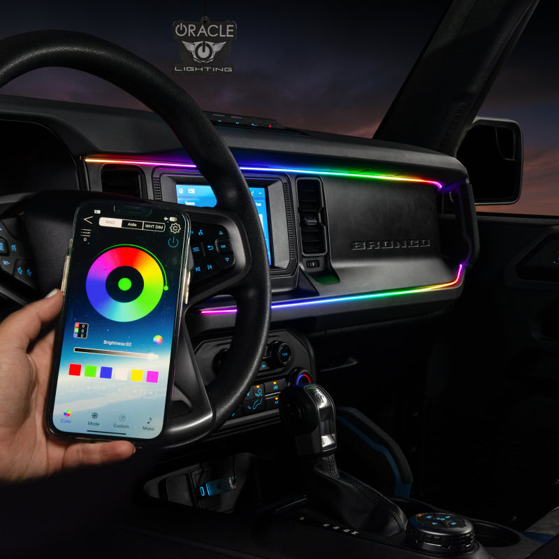 ORACLE Lighting 21-25 Ford Bronco ColorSHIFT LED Interior Dash Board Kit - 4237-332 - view 3