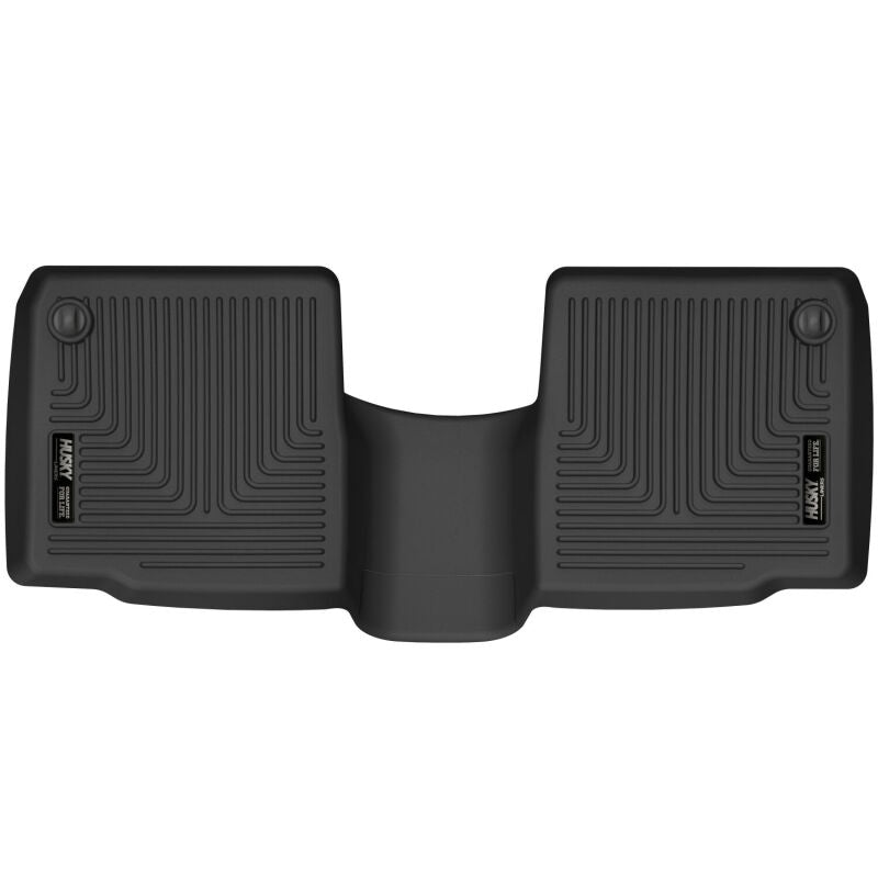 Husky Liners X-act Contour Floor Liners - Ford Explorer & Lincoln Aviator - 2015 Ford Explorer X-Act Contour Black 2nd Seat Floor Liners (part 53431)