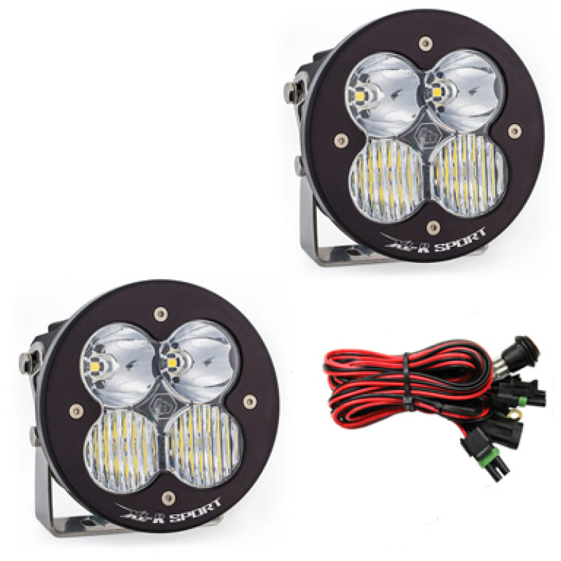 Baja Designs XL Pro, XL Sport & XL80 LED Light Pods - XL R Sport Series Driving Combo Pattern Pair LED Light Pods - Clear (part 577803)