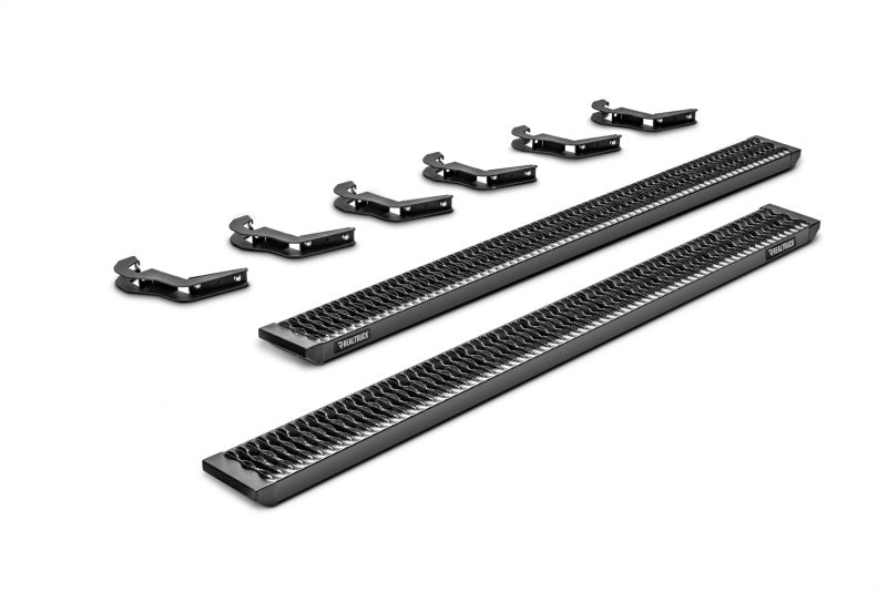 N-Fab Growler Fleet Running Boards, Cab Length - 2009-2015 Ram 1500 & 2010-2018 Ram 2500/3500 Crew Cab - N-Fab part GFD09CC-TX